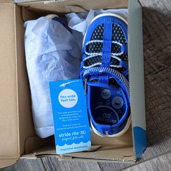 Stride Rite Taddy Sandals - Baby Toddler NWT 6M - Picture 2 of 8